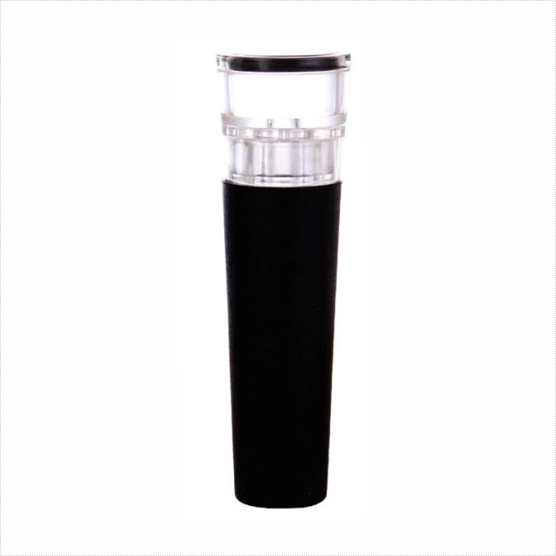 Vacuum bottle stopper sealed