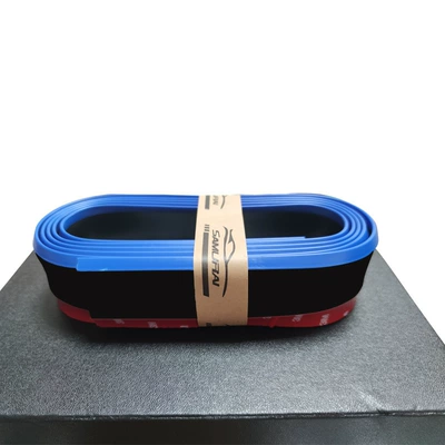 fiber front lip anti-scratch strip Universal | Qapı və bamper qoruyucu zolaqlar - ordinary-black-and-blue