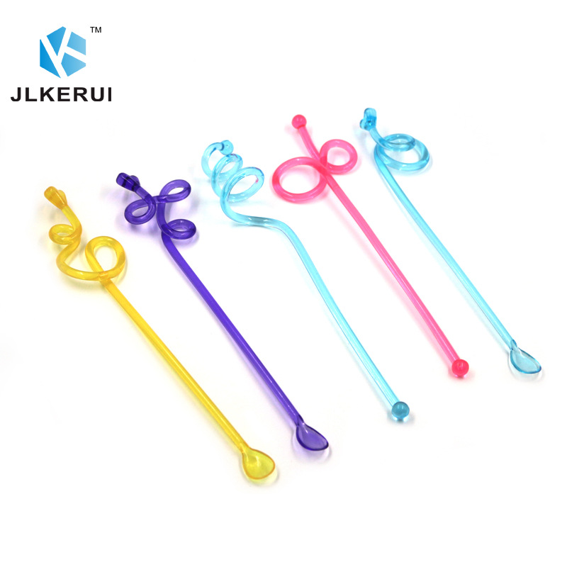 Palo DE ARTE acrílico creativo cóctel palo espiral revolviendo palo jugo leche té bebida palo decorativo palo de café