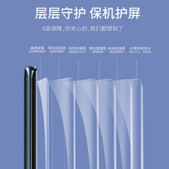 Applicable for S21 curved full-screen UV film S22ultra Samsung S24+ tempered glass film S9 S20 phone film Note10+