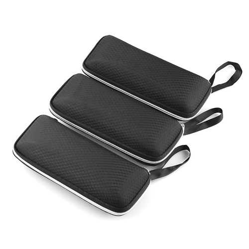  New Sunglasses Case Wholesale Zipper Bag Five-piece Set Black Sunglasses Case Manufacturer Wholesale