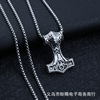 Metal necklace suitable for men and women hip-hop style stainless steel, pendant, accessory, Korean style