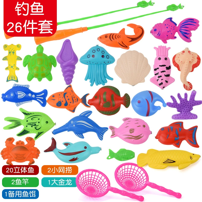Горячие продажи детских игр магнитные игрушки для рыбалки водные игрушки киоск горячие продажи игрушек 40 шт набор