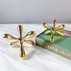 Modern and minimalistic creative brass table jewelry, decorations