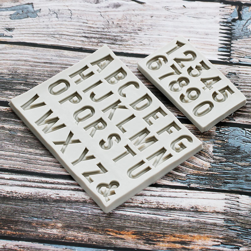 DIY chocolate arcilla pastel decoración epoxi accesorios fondant hornear carta digital vela yeso molde de silicona