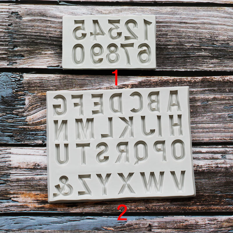 DIY chocolate arcilla pastel decoración epoxi accesorios fondant hornear carta digital vela yeso molde de silicona