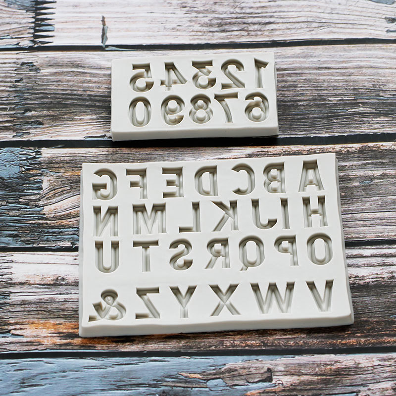 DIY chocolate arcilla pastel decoración epoxi accesorios fondant hornear carta digital vela yeso molde de silicona