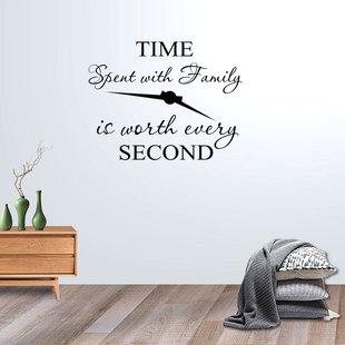 Zhong time English Poetry Foreign Trade Factory European and American Proverbs Bedroom Study Wall Stickers English 1255