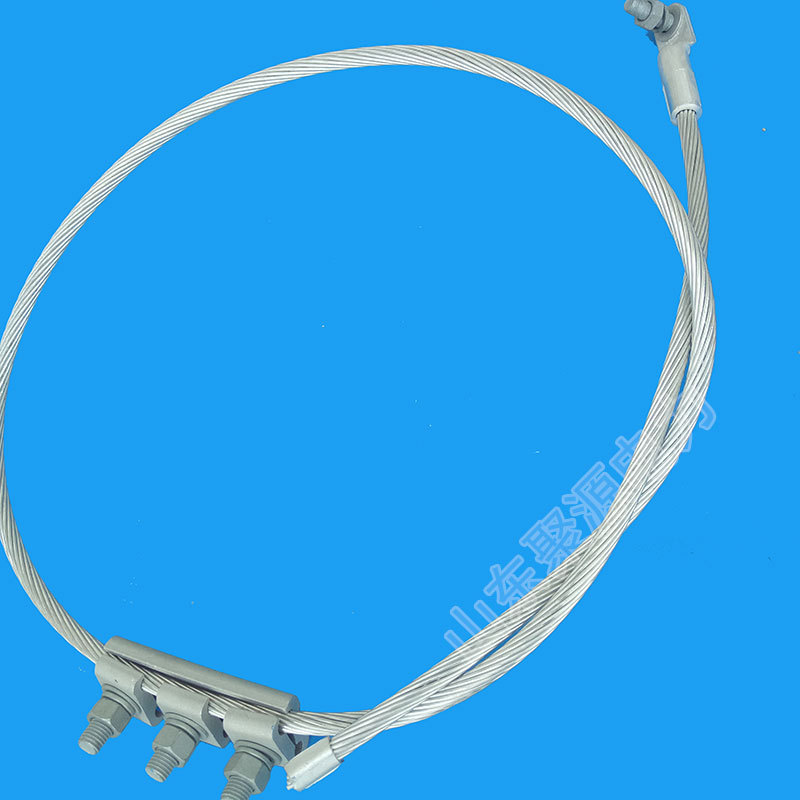 电力金具厂家OPGW并钩接地线夹\JDX-70\铝接地线