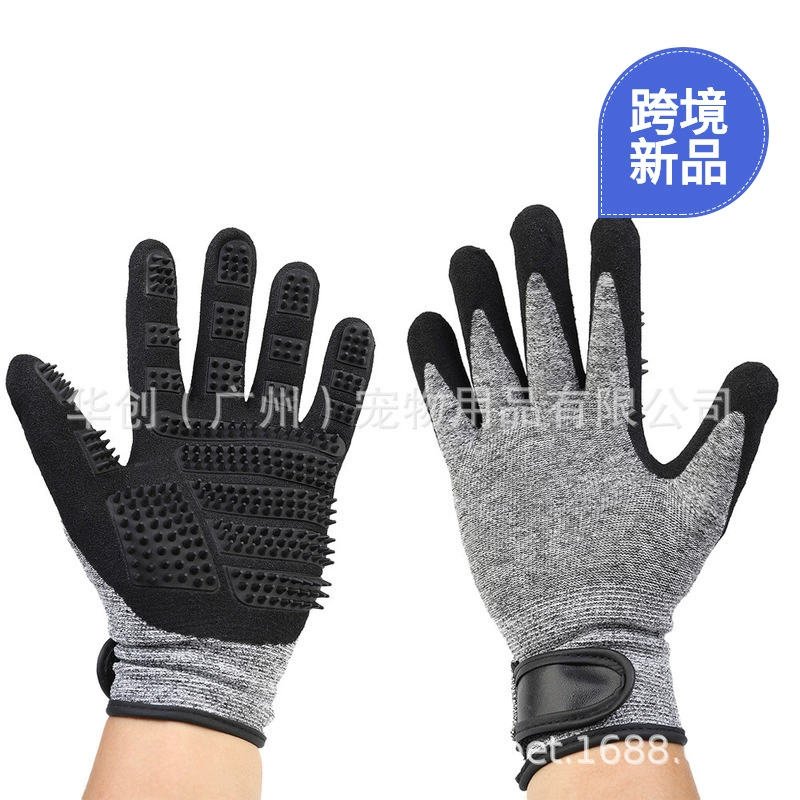 Pet перчатка завод новый кот собака собака волосатая расческа массажные перчатки для ванны Amazon горячие новые производители