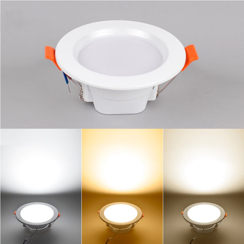 Hogar downlight de 2,5 pulgadas lámpara de techo LED 3W5W agujero 8cm agujero de la lámpara de 2 pulgadas pequeño downlight decoración del hogar ojo de ganado agujero de la lámpara