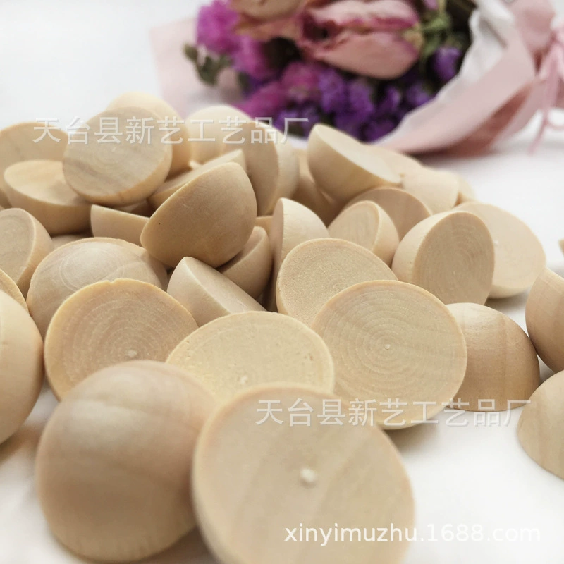 Ювелирные аксессуары DIY 12-40 мм цвет дерева лотоса бревна половинки деревянные бусины полукруглый шар деревянные бусины деревянные свободные бусины