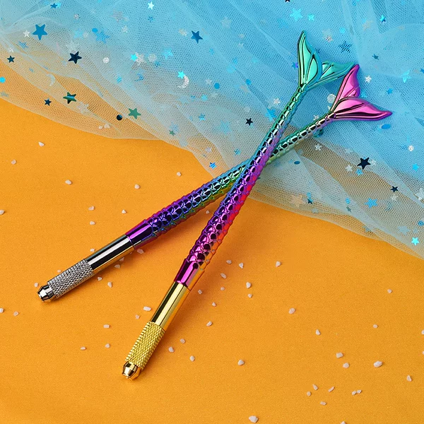 Mermaid Matte Eyebrow Tattoo Embroidery Handmade Pen Fogging Pen Tattoo Eyebrow Tattoo Embroidery Eyebrow Bleaching Lip Tool Holder