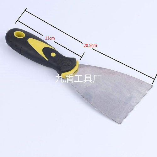 Factory wholesale spackle knives, scraper knives, putty knives, mud board utility knives, plastic handle multi-functional spackle knives