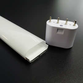 可加工生产长度2G11灯管外壳套件2G11半塑半铝外壳横插灯配件