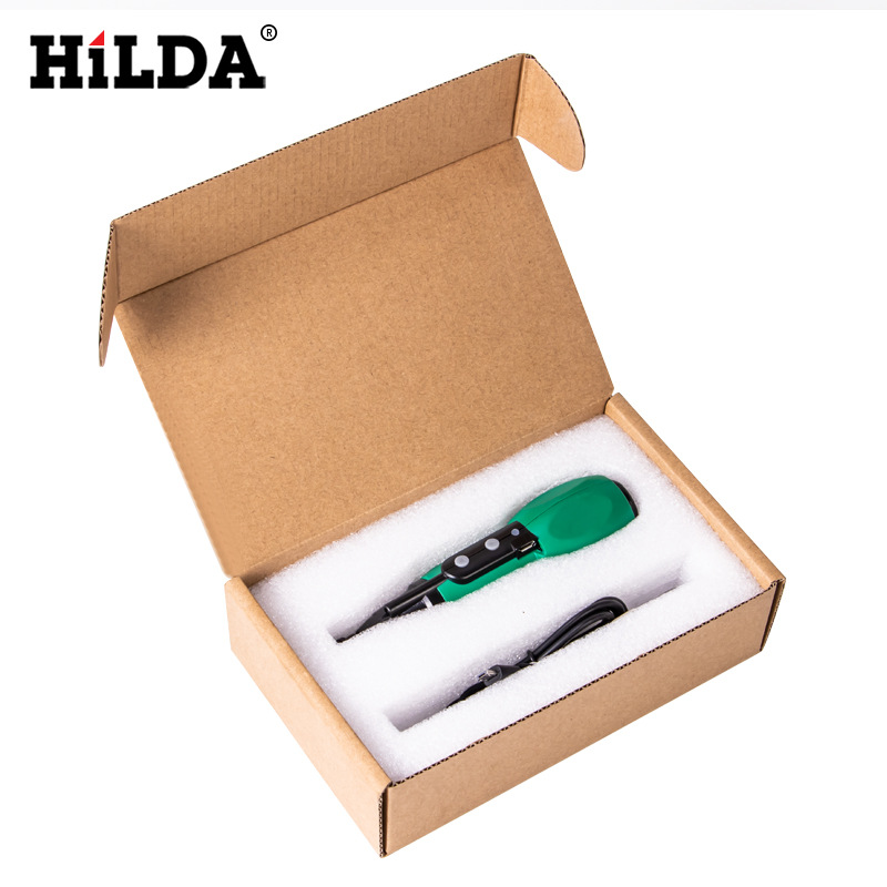 Hilda lote destornillador eléctrico para adaptarse a 3,6 V hogar USB mini destornillador magnético recargable Taladro
