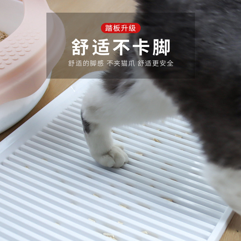 New universal cat litter pad filter sand box anti-take-out anti-splash sand control pad extra large universal pet pad a generation of hair