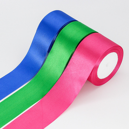Manufacturer wholesale 5cm clothing accessories ribbon polyester webbing wedding decoration ribbon gift box packaging ribbon