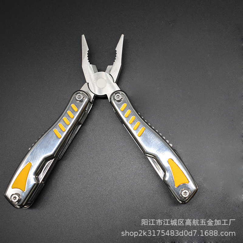 不锈钢战术Jeep多功能刀钳 多功能折叠钳子 户外野营多用工具钳