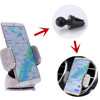Universal phone holder, transport for navigator, rotating tubing for car