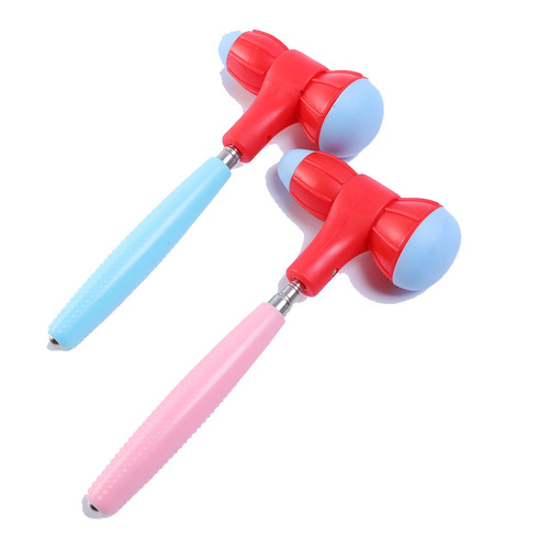 Street stall hot sale massage hammer hammer back slap stick double head neck lumbar spine foot massage hammer massager