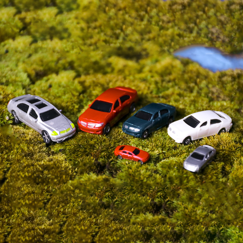 Building model material sand table making scene diy traffic Pavement micro landscape ornaments color car
