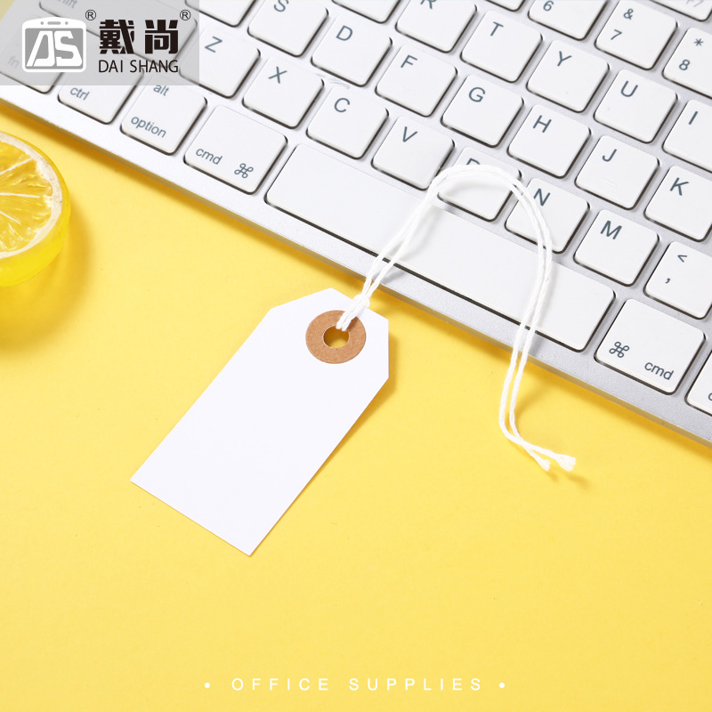 厂家直销小号加强孔吊牌纸牌卡片标签挂牌分类牌记号牌号码牌