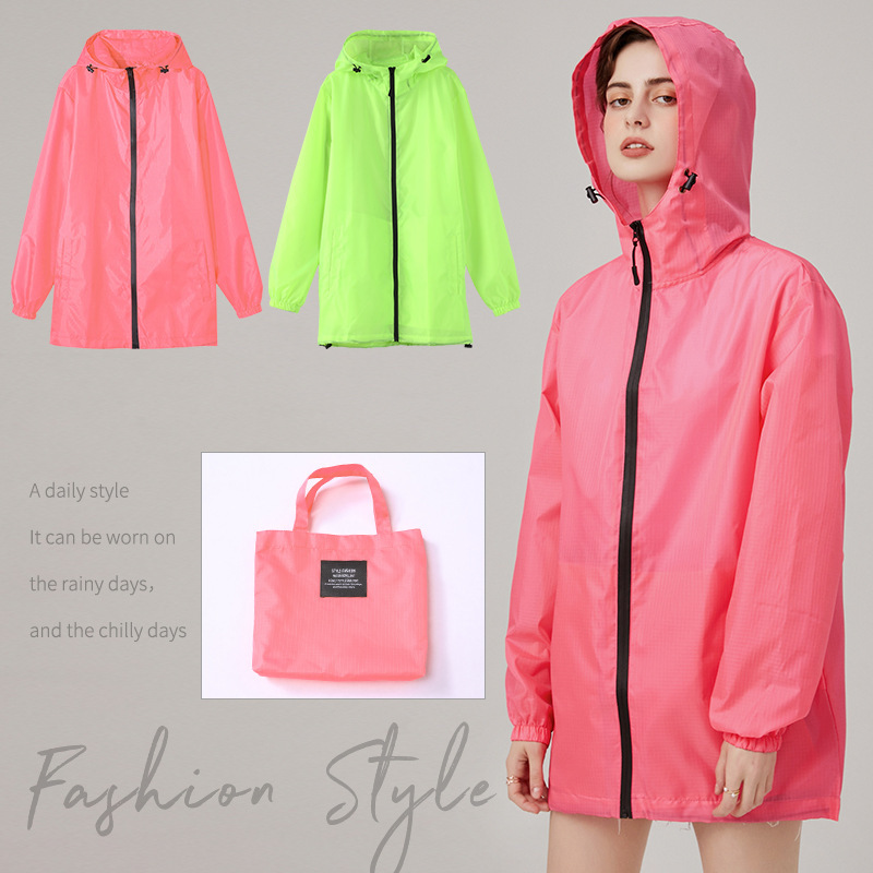 European style fashion windbreaker outdoor short running sports raincoat Plaid adult female running Amazon AliExpress