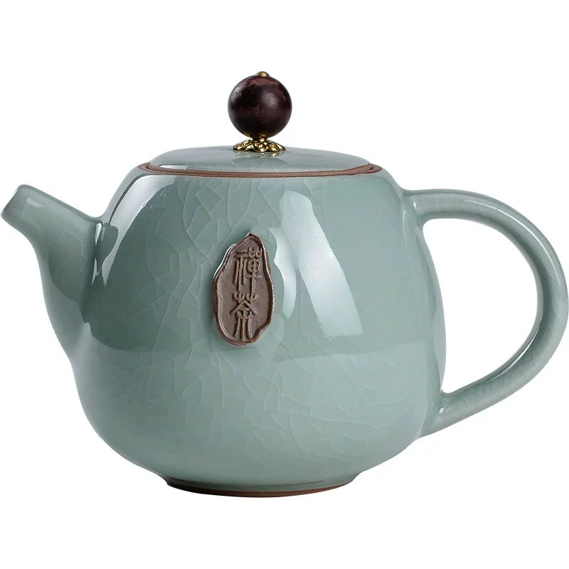 Flavored tea, ceramic teapot, Japanese tea set for home use