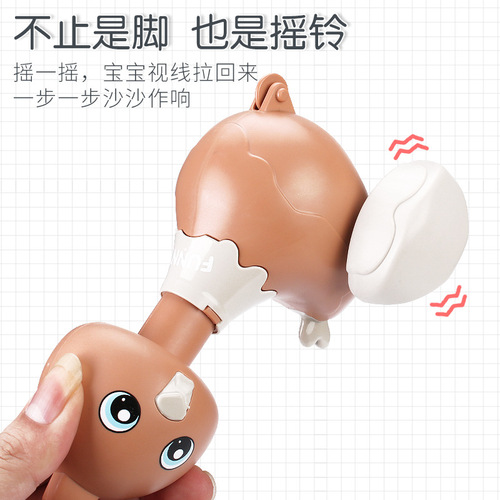 Baby learning to crawl artifact chick animal fun educational toy 4 colors optional inertia rebound crawling 0-1 years old early education