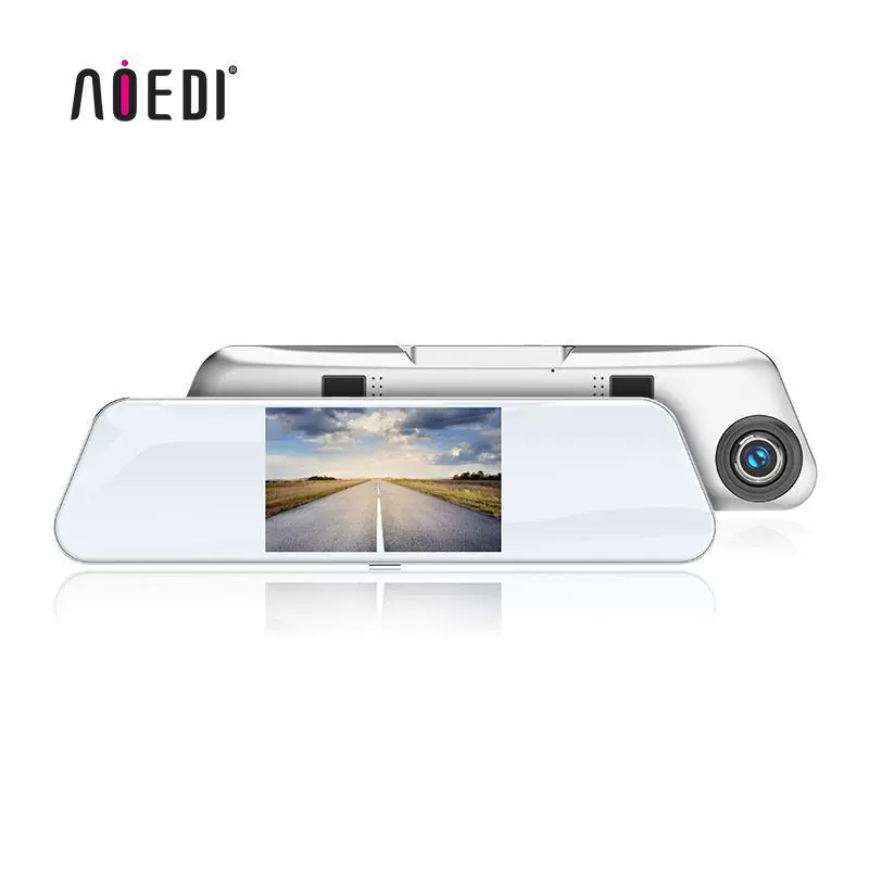 Трансграничное Новое 5-дюймовое зеркало заднего вида с сенсорным экраном, записывающее устройство спереди и сзади, двойная запись заднего вида Изображение Звездный свет ночного видения