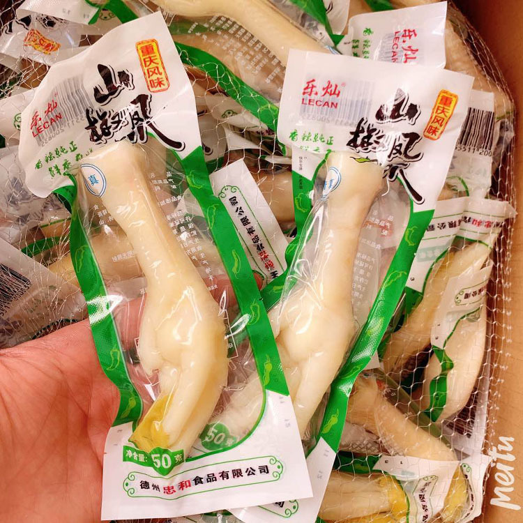 50g wild pepper chicken claw braised claw wholesale spicy pickled pepper chicken paw flavor large package chicken feet chicken snack full box 50g wild pepper chicken claw braised claw wholesale spicy pickled pepper chicken paw flavor large package chicken feet chicken snack full box