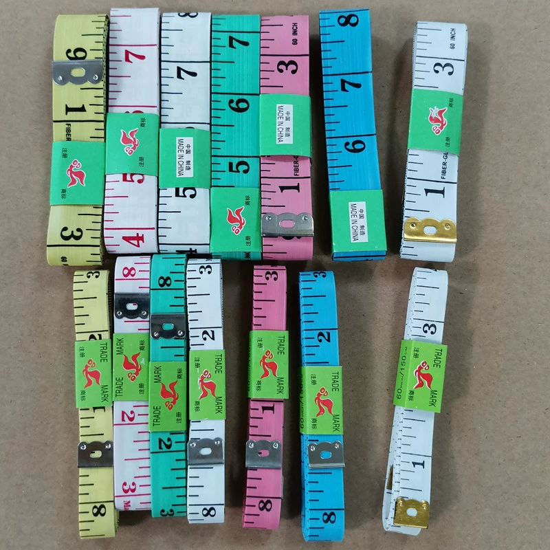 Золотая рыбка Бренд Швейная линейка Тканевая линейка Измерительная линейка для одежды Бытовая лента Измерительная лента Маленькая тканевая линейка Трехсторонняя цветная мягкая линейка