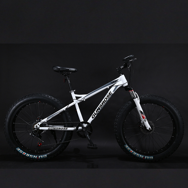 Directo de fábrica al por mayor snowmobile mountain bike neumático ancho de disco de freno absorción de choque estudiante bicicleta Fat Tire Sports Riding