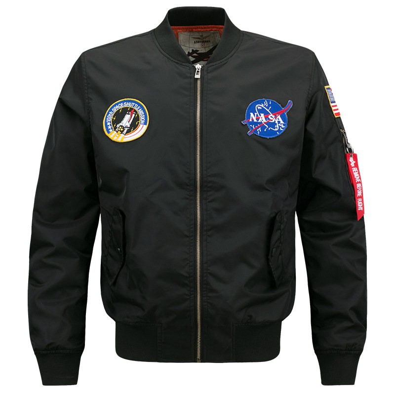 Primavera y otoño NASA conjunta astronauta capa de la Fuerza Aérea MA01 piloto americano hombres otoño ropa más tamaño marca moda top image 7
