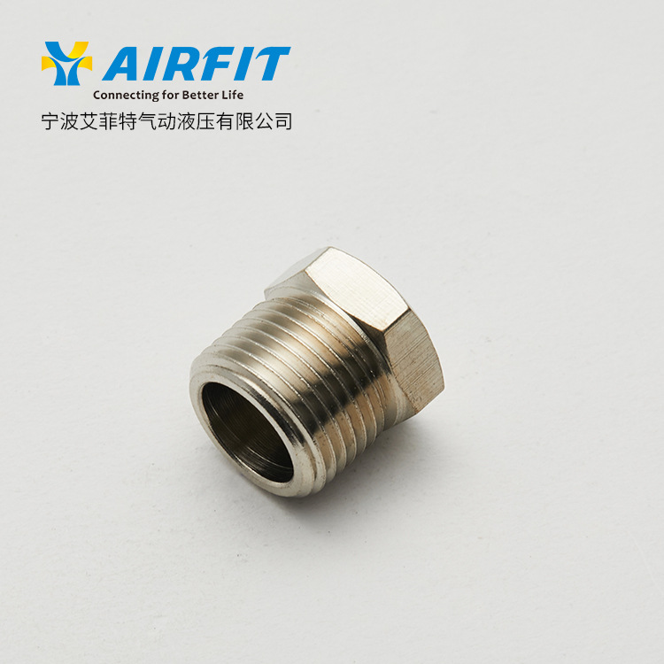 艾菲特 内六角补芯接头 3020 全铜镀镍内牙气动快速补心G螺纹接头