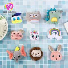 Korean version of cotton-filled animal mobile phone pendant cartoon plush brooch cute diy semi-finished products accessories clothing accessories