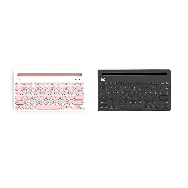 Fude Ik3381 Wireless Bluetooth Keyboard Multi-Device Connection Suitable for iPad Computer Mobile Phone Keyboard Portable