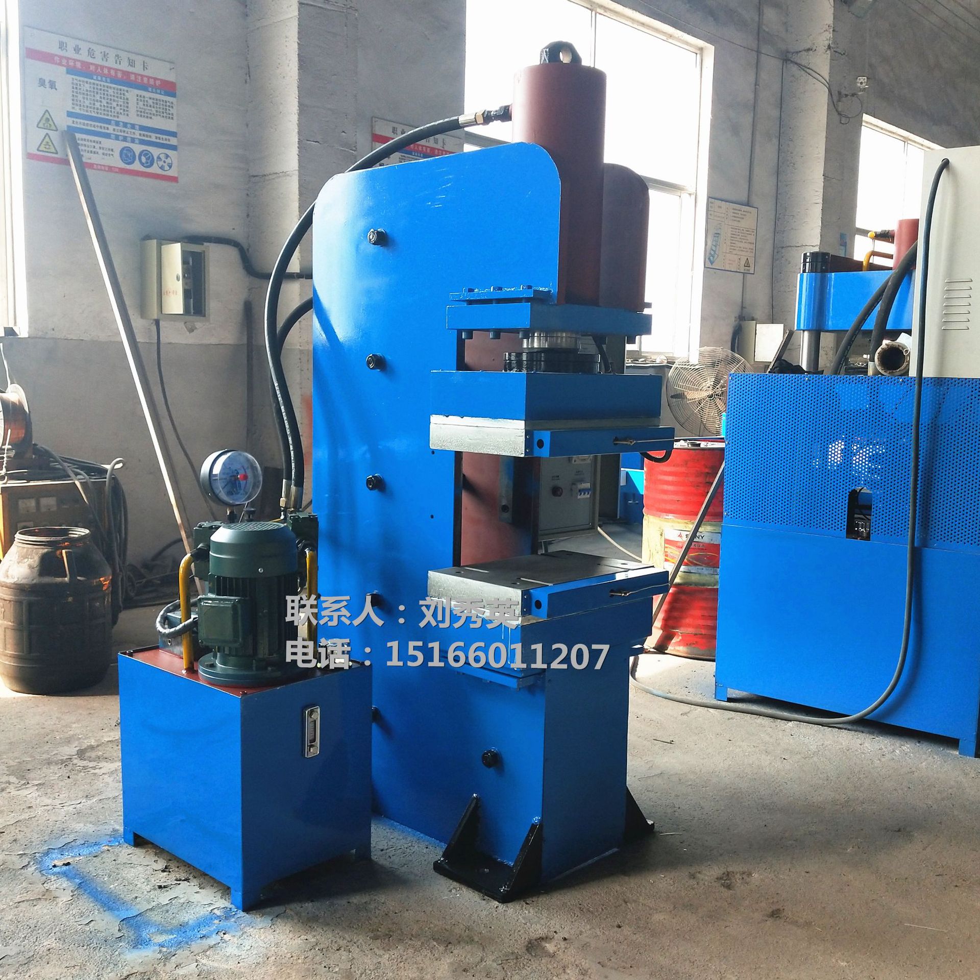 阀门屏障橡胶密封条直角接头机 三面开口鄂式硫化机 50t接头机