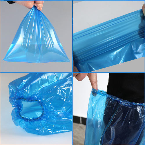 Long Tube Sealing Kit Disposable Thick Long Tube Rain Shoe Covers Waterproof Anti-Slip Tall Tube Thick PE Plastic Foot Covers