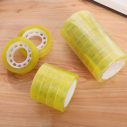 Office stationery transparent tape 12mm packaging sealing small tape 30 meters transparent tape wholesale