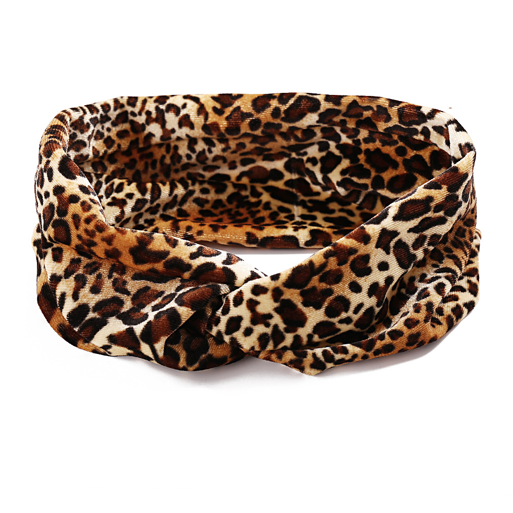 6229 simple de punto cruz banda de pelo yoga deportes hombres y mujeres moda sudor-absorbente pañuelo ins mismo estilo lavado de cara accesorios para el cabello