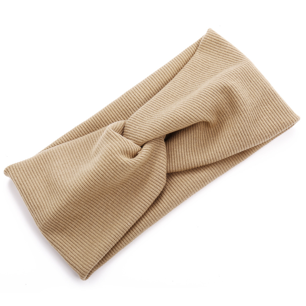 6229 simple de punto cruz banda de pelo yoga deportes hombres y mujeres moda sudor-absorbente pañuelo ins mismo estilo lavado de cara accesorios para el cabello