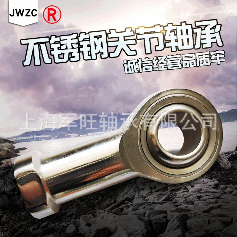 不锈钢杆端关节轴承SSI5T/K-SSI35T/K 耐腐蚀 无磁 304材料JWZC