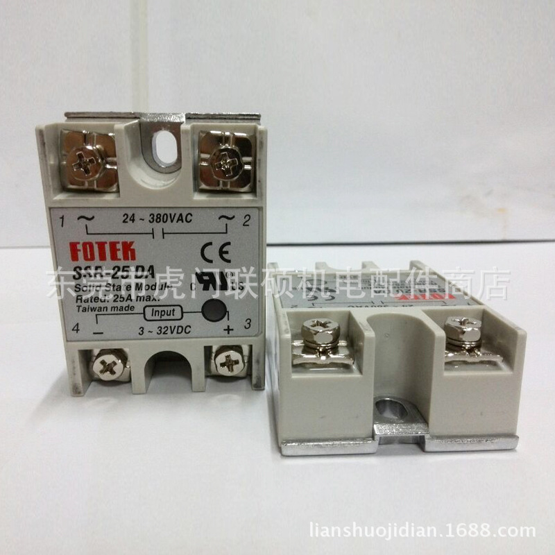 阳明FOTEK固态继电器SSR-25DA 台湾原装全新进口