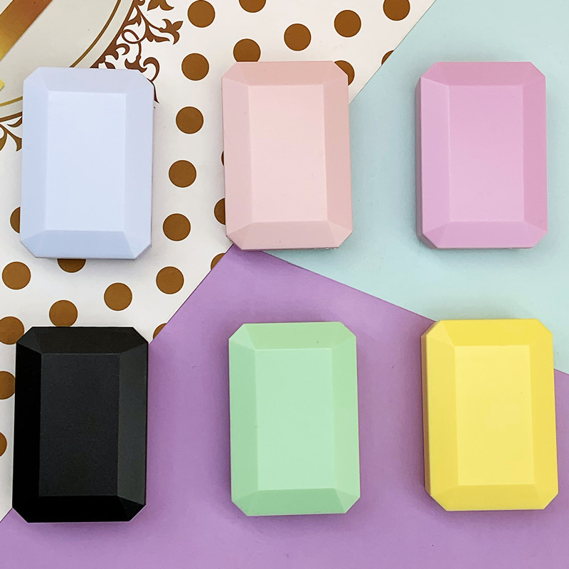 New Japanese and Korean candy color contact lens case flip beauty contact lens couple box simple double box wholesale BLH107