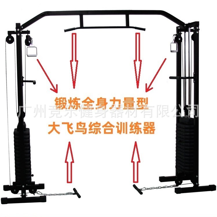 Big Flying Bird Gantry Frame Comprehensive Trainer Gym Multifunctional Suit Combination Large Strength Equipment Arms Crossed