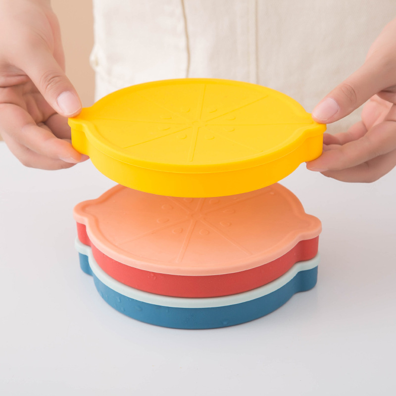 Transfronterizos para necesidades diarias limón hielo con cubierta de silicona molde de hielo DIY hielo de silicona caja de hielo suplementaria