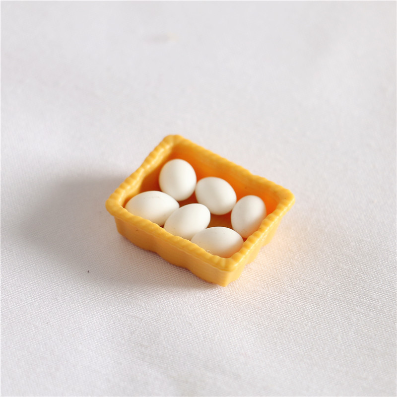 Dollhouse Dollhouse miniature food and play OB11 model shooting props life Set boxed egg combination