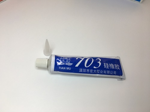 Factory Organic Sealant Tianmu Brand 703 Transparent White Black Silicone Rubber 706 Transparent White Black Silicone Rubber